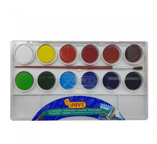 צבעי מים לילדים - 12 מטבעות 22 מ"מ