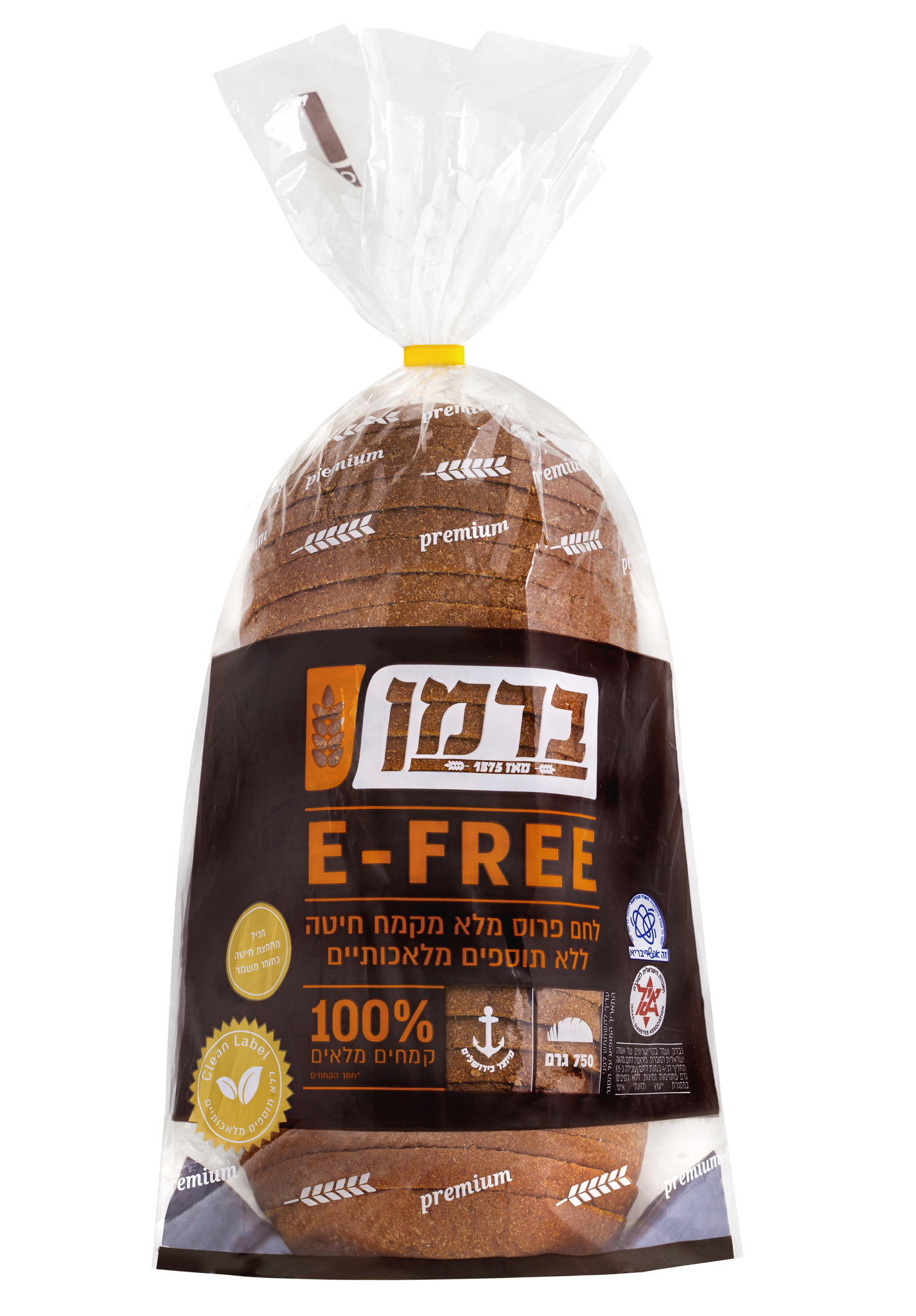לחם קמח מלא E-FREE