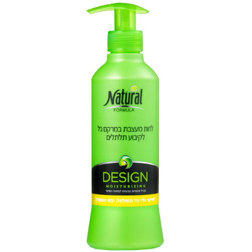 נטורל פורמולה לחות מעצבת במרקם ג'ל לקיבוע תלתלים 400 מל