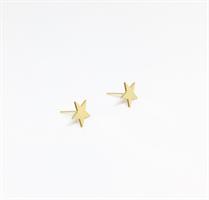 עגילי כוכבית זהב