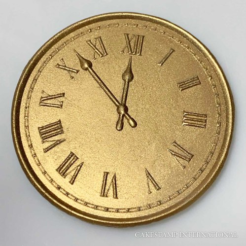 תבנית שעון ליצירה בשוקולד ובבצק סוכר| שעון מסיבת כריסטמס | שעון ספירה לאחור תבנית חדש מאתי דבש