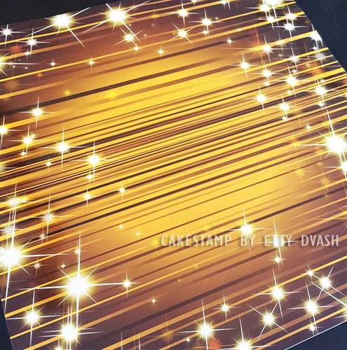 5 יחידות זהב מנצנץ - טפט מצופה למינציה