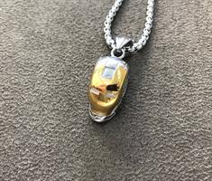 שרשרת ותליון MARVEL איירון-מן פלדת אל-חלד לגברים / נשים