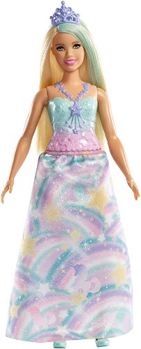 ברבי נסיכה צבעונית dreamtopia Barbie