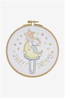 קיט ריקמה לילדים עם חישוק - DMC - חלומות