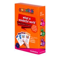 משחק רביעיות באנגלית gamelish | איזה עולם נפלא  What a wonderful world