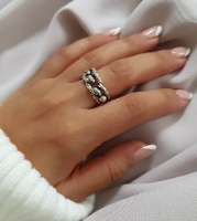 טבעת גורמט כסף