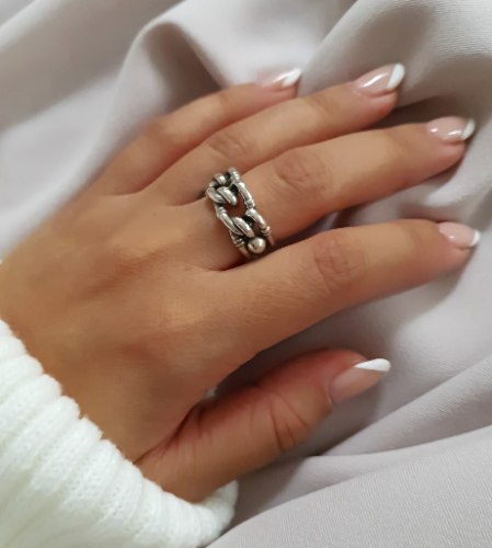 טבעת גורמט כסף