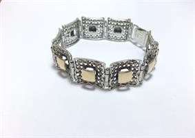 צמיד נשים כסף 925 משולב זהב MY05130044585