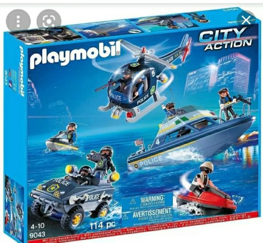 פליימוביל משטרה בים באוויר