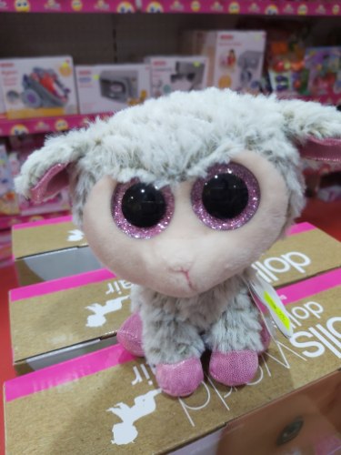 בובת עיניים אפור עם ווורוד