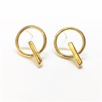 עגילי רייני קטנים זהב