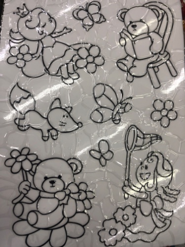 שקופקופים מדבקות חלון