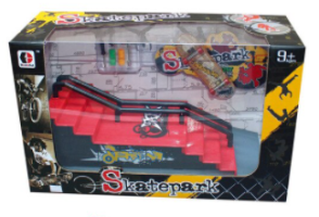 סקייטבורד אצבע + רמפה