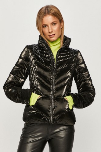 מעיל GUESS מבריק שחור