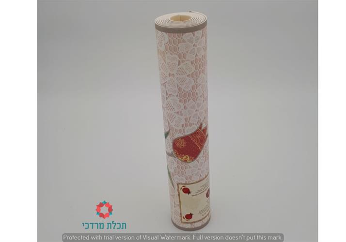 ראנר לשולחן בעיצוב רימון מהודר 120X30 ס"מ