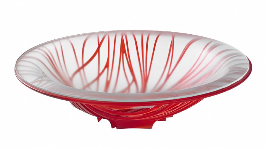 קערת פירות FLORA אדום