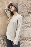 סריג V טקסטורת פסים דילן