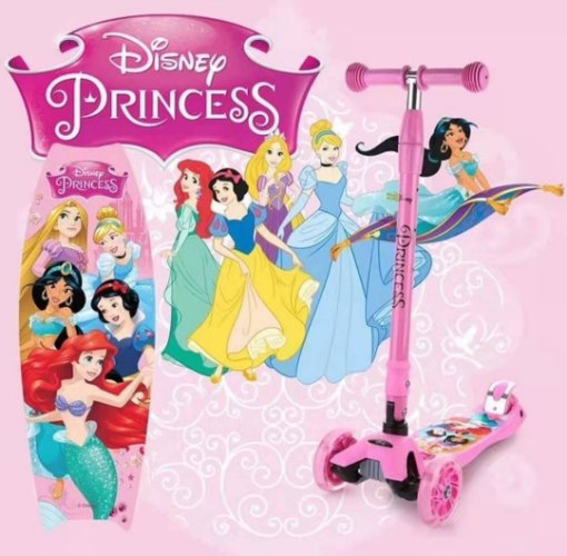 קורקינט 3 גלגלים עם אורות -מותגים נסיכות