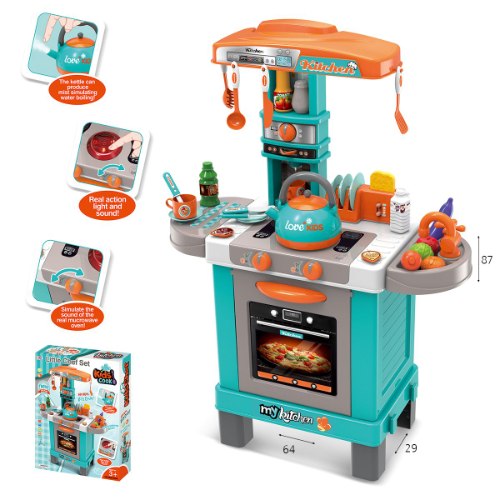 מטבחון מפואר טורקיז