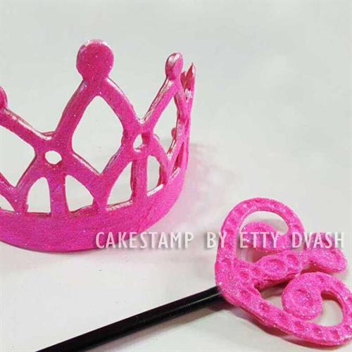 שרביט דגם יובל | תבנית ליצירה בשוקולד | שרביט לקישוט עוגות וקינוחים מיוחדים