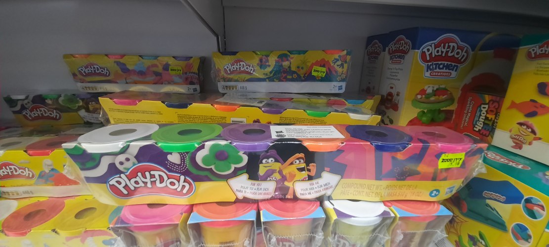 Play doh שישיית בצקים