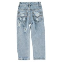 ג׳ינס כחול ארוך עם קרעים MISS KIDS - מידות 2-18