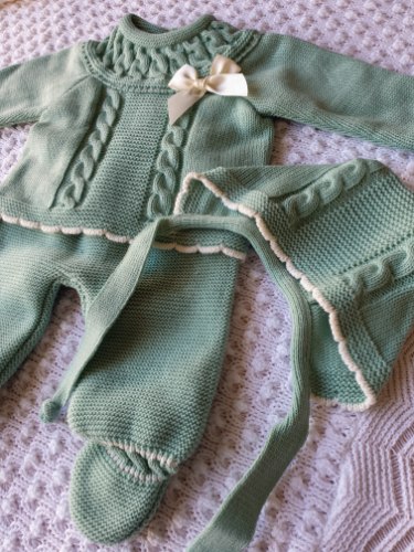 סט סרוג מילאן - ירוק