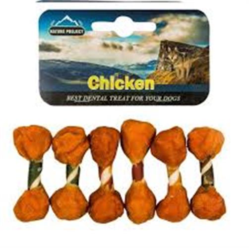 עצם דנטלי עם עוף 6 יח"