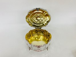 קופסת אתרוג כסף טהור סטרלינג 925