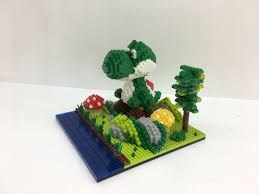 SUPER MARIO | סופר מאריו- דינוזאור סופר מריו ענק| הרכבה בלוקים תלת מימד 3D