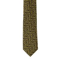 עניבה קלאסית צהוב משולב