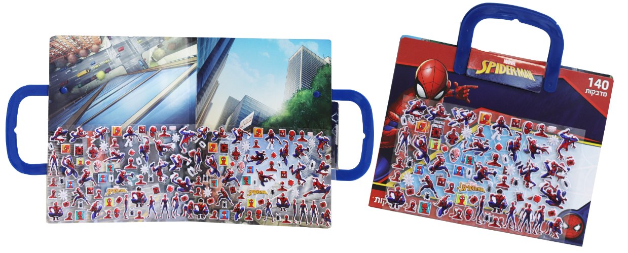 ערכת מדבקות- ספיידרמן