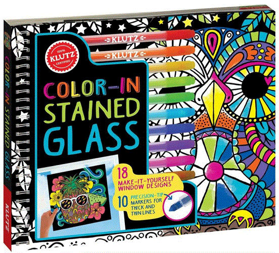 ויטראז'ים - ציורים בטושי ג'ל שקופים - KLUTZ