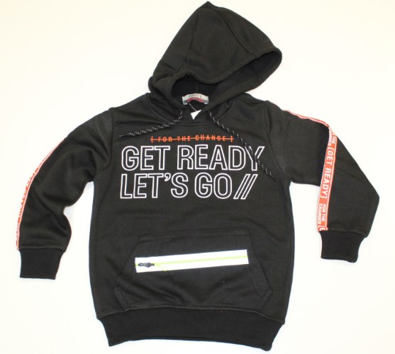 קפוצ'ון בנים GET READY שחור