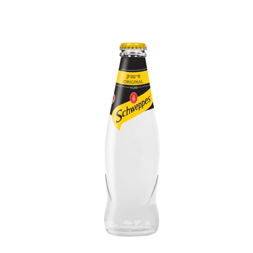 ארגז שוופס טוניק זכוכית 250 מ״ל (24 יח׳) | Schweppes