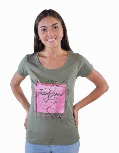 חולצה נשים ציור  אישה