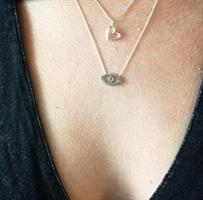 שרשרת עין כסף