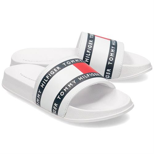 כפכף דגלים לבן TOMMY HILFIGER יוניסקס (מידה 31)