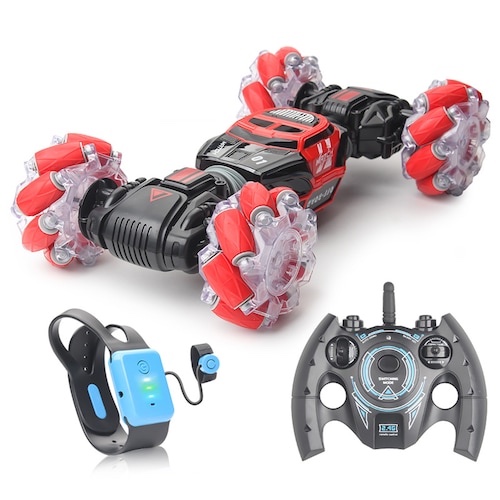 מכונית על שלט מתפתלת כולל שעון יד