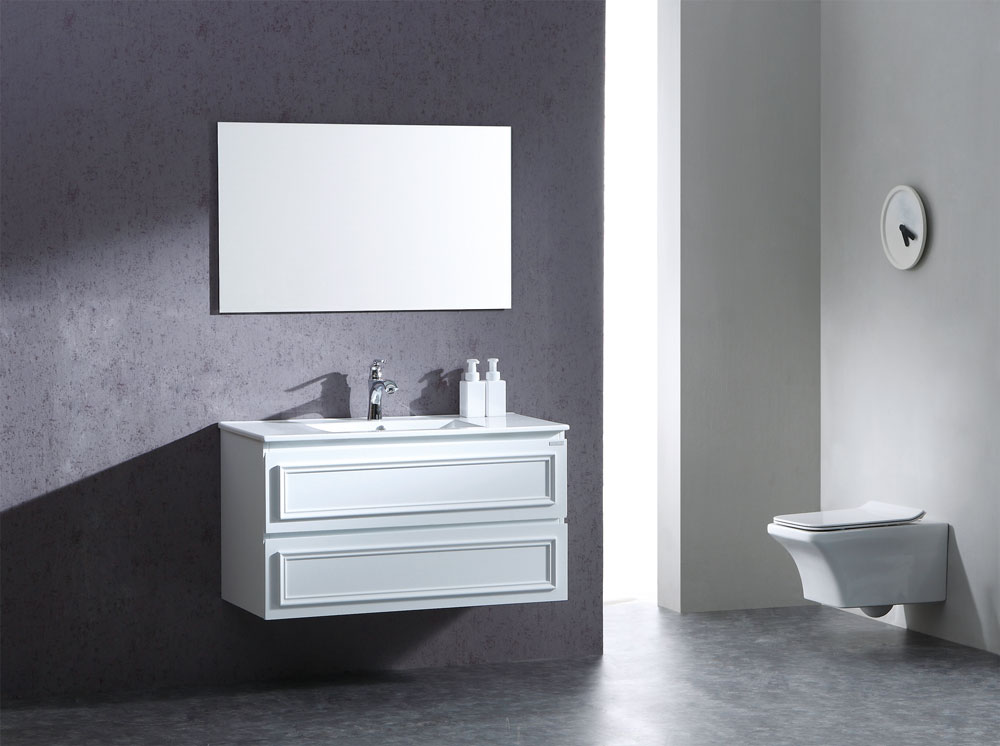 ארון אמבטיה תלוי בעיצוב נקי דגם מיאמי MIAMI