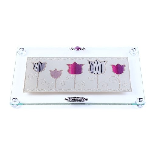 מגש מלבני גדול טוליפ רגליות אקריל