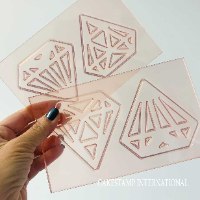 סט יהלומים גדולים בשתי צורות גודל אחיד 8 ס"מ|טופר לעוגת רווקות וחתונה| סט יהלום גדול חדש מאתי דבש