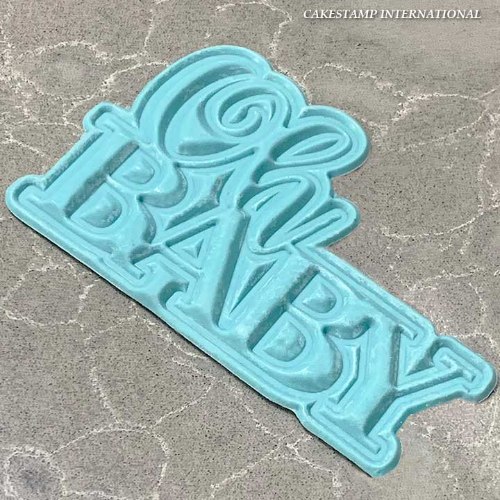 תבנית OH BABY קישוט עוגה | טופר  אנגלית| חדש מאתי דבש