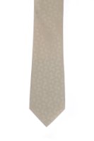 עניבה קרם דגם זיגזג