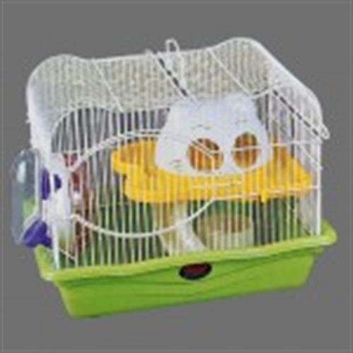 כלוב לאוגרים מאובזר 2 קומות 24 ס"מ