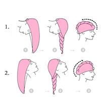 ​מגבת שיער מיקרופייבר ליבוש מהיר וטבעי- MicrofibHair