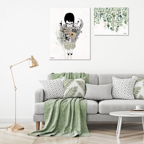 סט הדפסים לסלון צבעוני