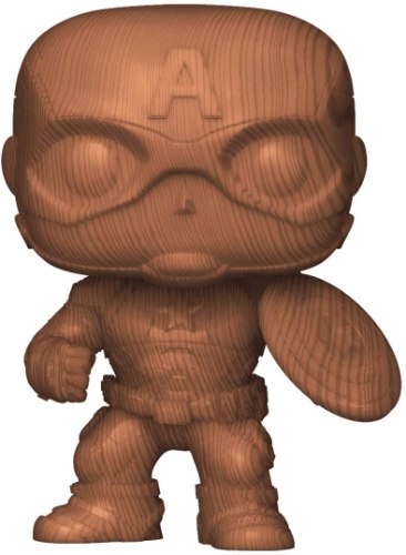 captain america wood deco pop