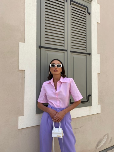 חולצת לילי ורוד